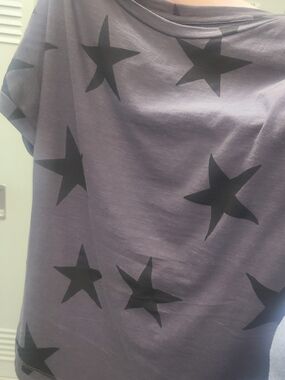 Maurices Star Print Short Sleeve Tee